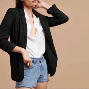 Talula Black Kent Open Blazer Size 0